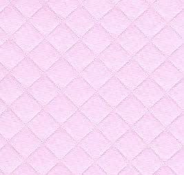 Sintético matelassado Rosa claro
