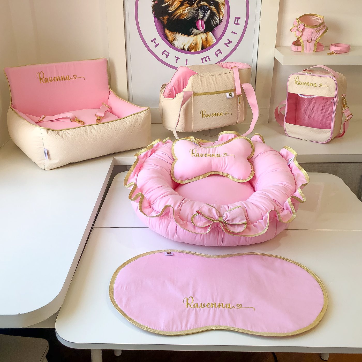 Kit ou enxoval 17: KIT ROSA CLARO LISO